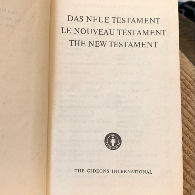 The New Testament Gideons Int