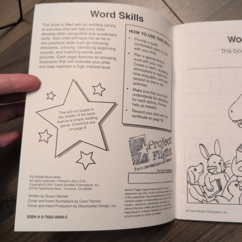 Homework Helpers, Word Skills, Grade K -Unused