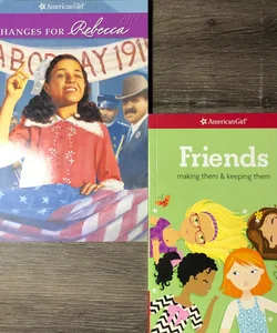 2 AMERICAN GIRL BOOK BUNDLE Changes for Rebecca