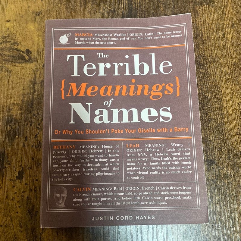 The Terrible Meanings of Names