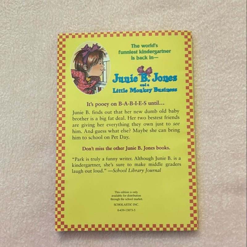 Junie B. Jones and a Little Monkey Business