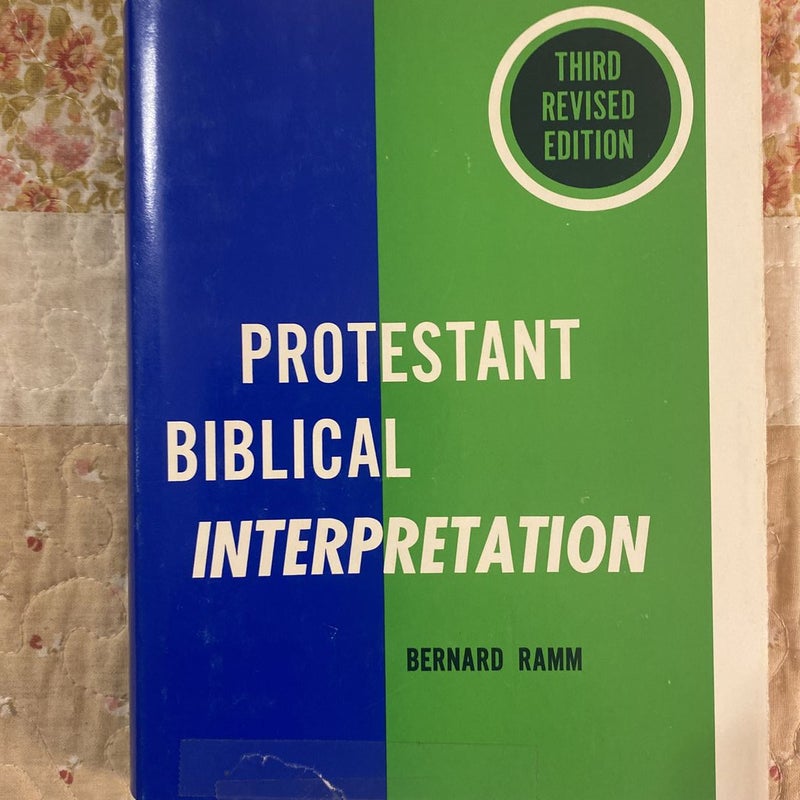 Protestant Biblical Interpretation 