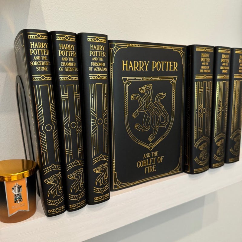 Complete Harry Potter Hardcover Series-Hufflepuff 