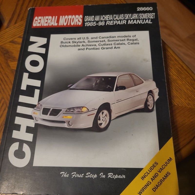 CH GMotors Grand Am Acheva Calai 1985-98