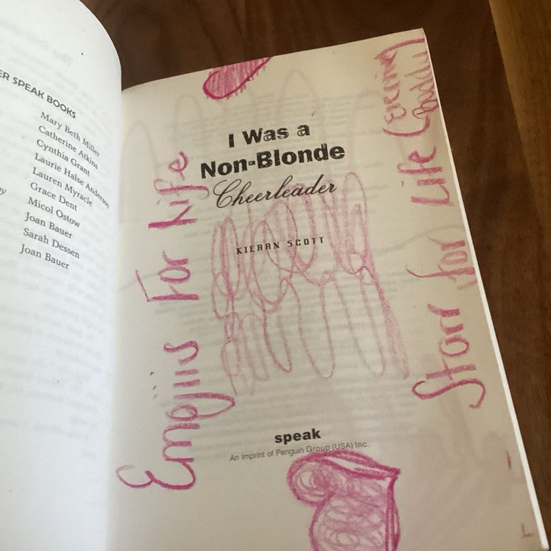 I Was a Non-Blonde Cheerleader