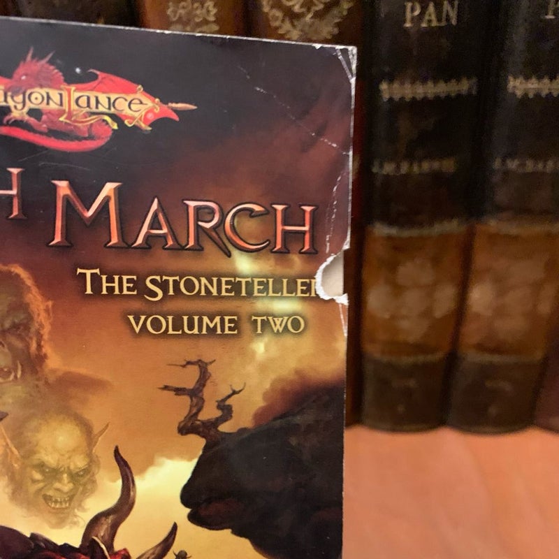 DragonLance: Complete Stonetellers Trilogy Set: The Rebellion, Death March, Goblin Nation, All First Edition First Printing