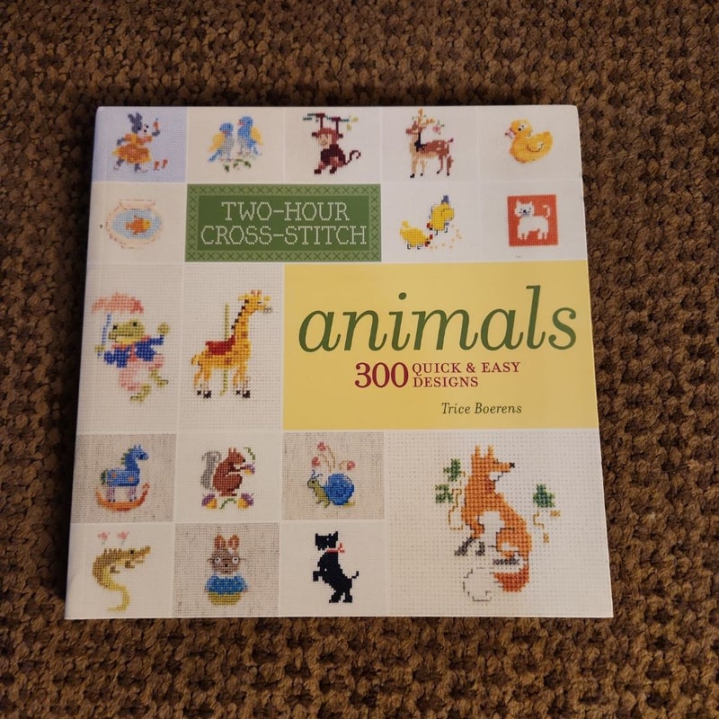 Two-Hour Cross-Stitch: Animals