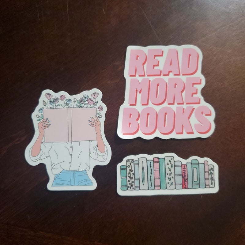 Bookish stickers 