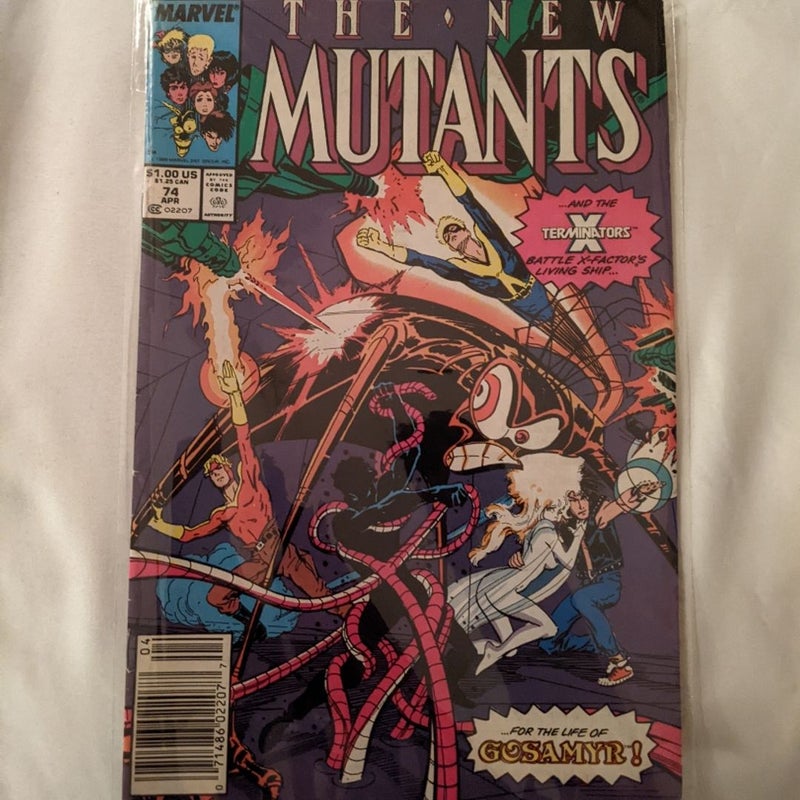 The New Mutants #74 Marvel Comics 