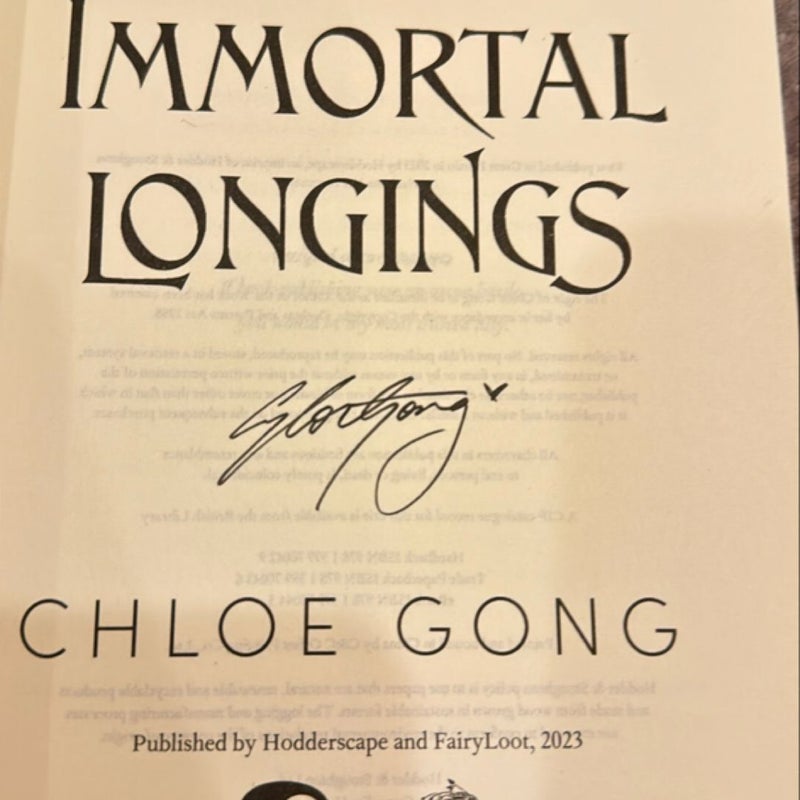 Immortal Longings FairyLoot Special Edition