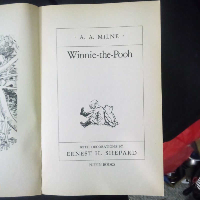 Winnie-The-Pooh with Decorations by Ernest H Shepard