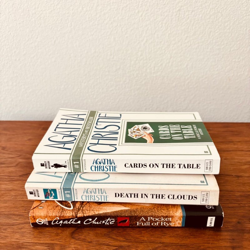 Vintage Agatha Christie Trio