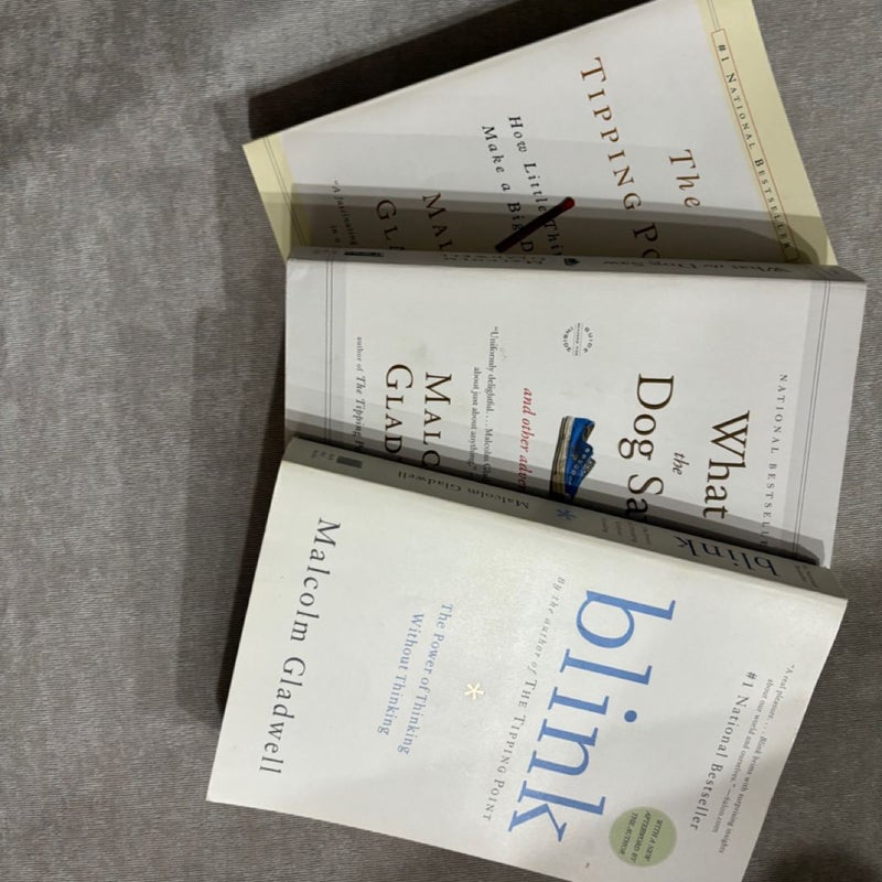 Malcolm gladwell book lot (nonfiction) 