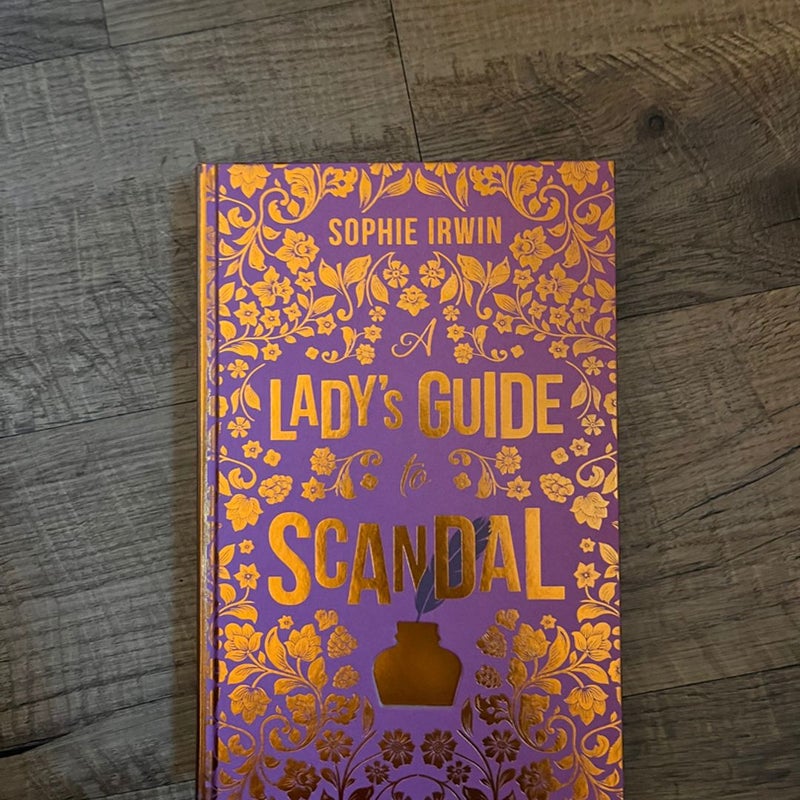 A Lady’s Guide To Scandal Illumicrate by Sophie Irwin , Hardcover(02)