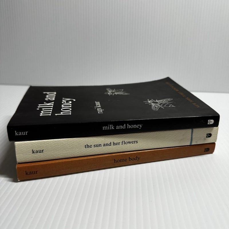 Rupi Kaur Poetry 3 Book Bundle 