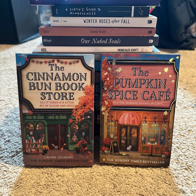 The pumpkin spice cafe/The cinnamon bun book store