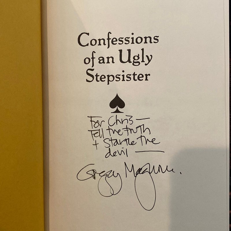 Confessions of an Ugly Stepsister—Signed