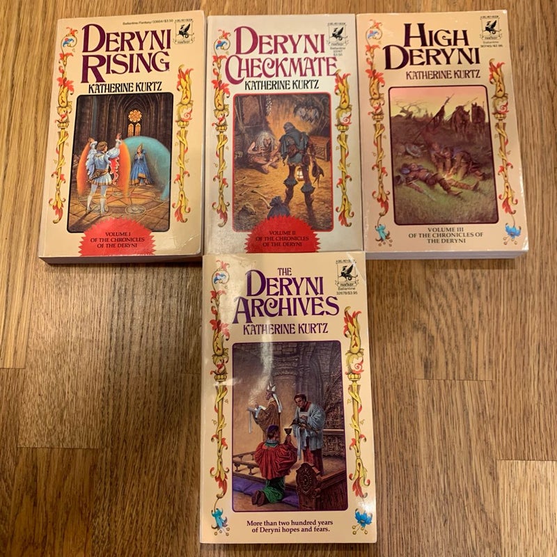 The Chronicles of the Deryni LOT OF 4