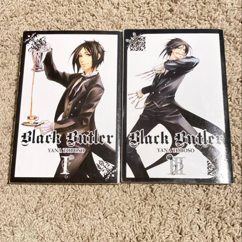 Black Butler, Vol. 1 and 3