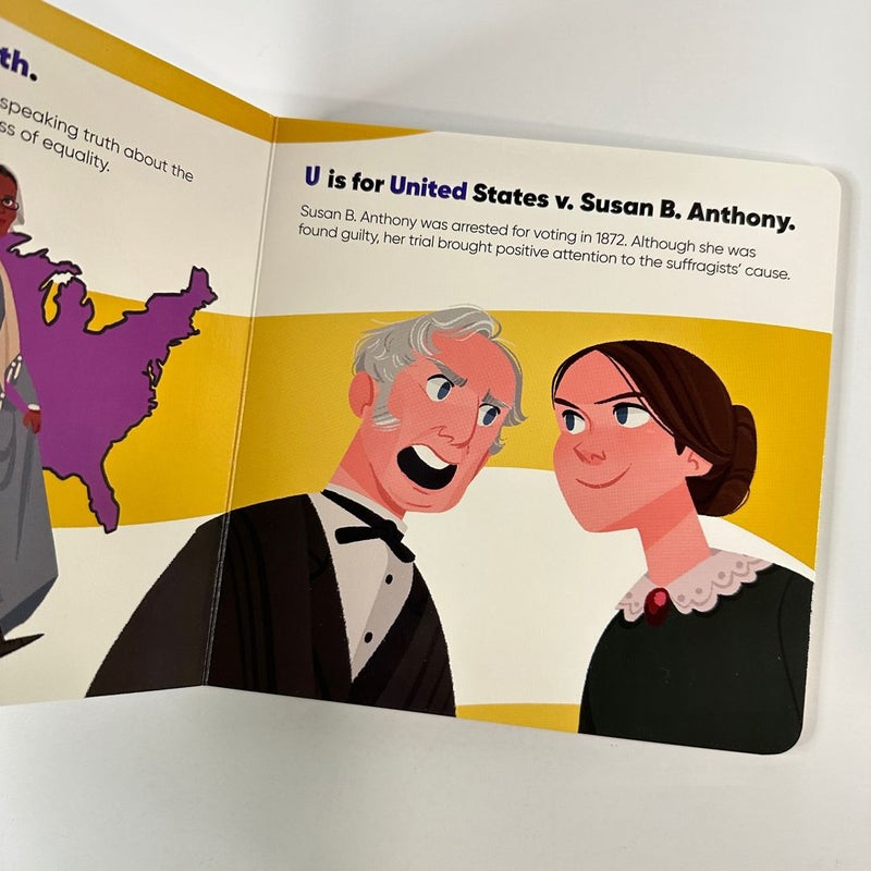 V is for Votes! A Suffragette Alphabet (Board Book)