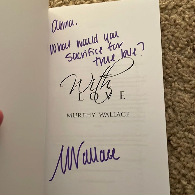 With Love (original cover signed by the author)