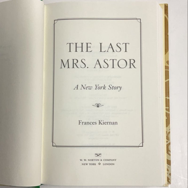 Last Mrs Astor