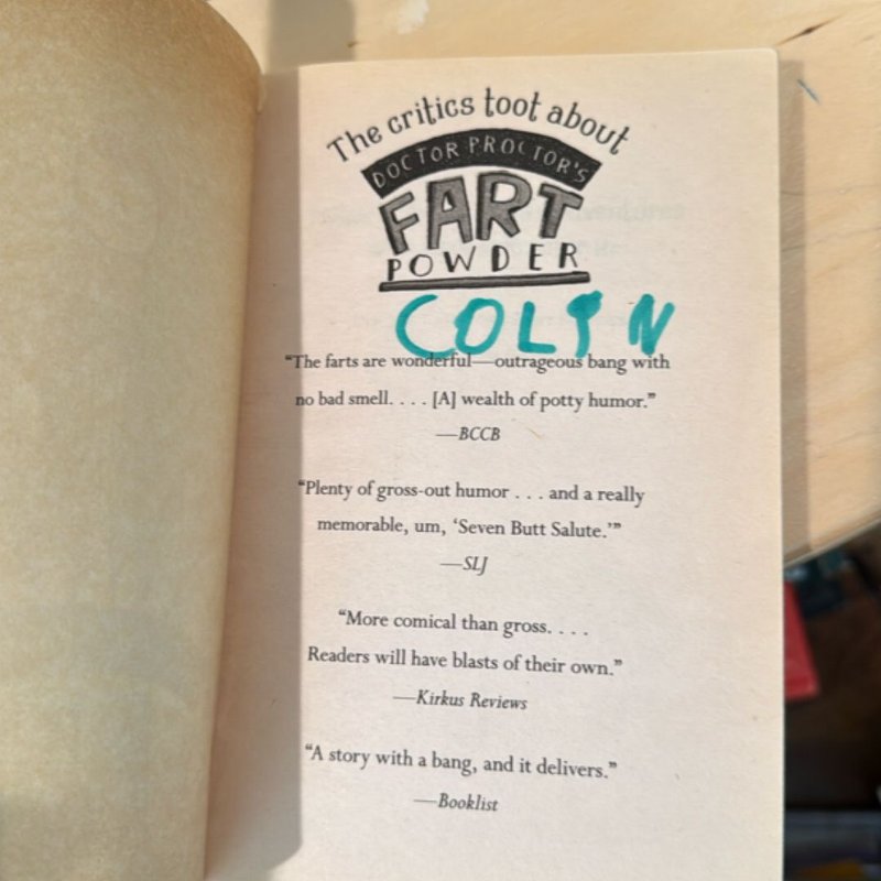 Doctor Proctor's Fart Powder