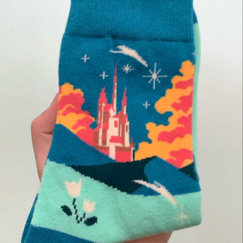 Fairyloot Howls Moving Castle socks