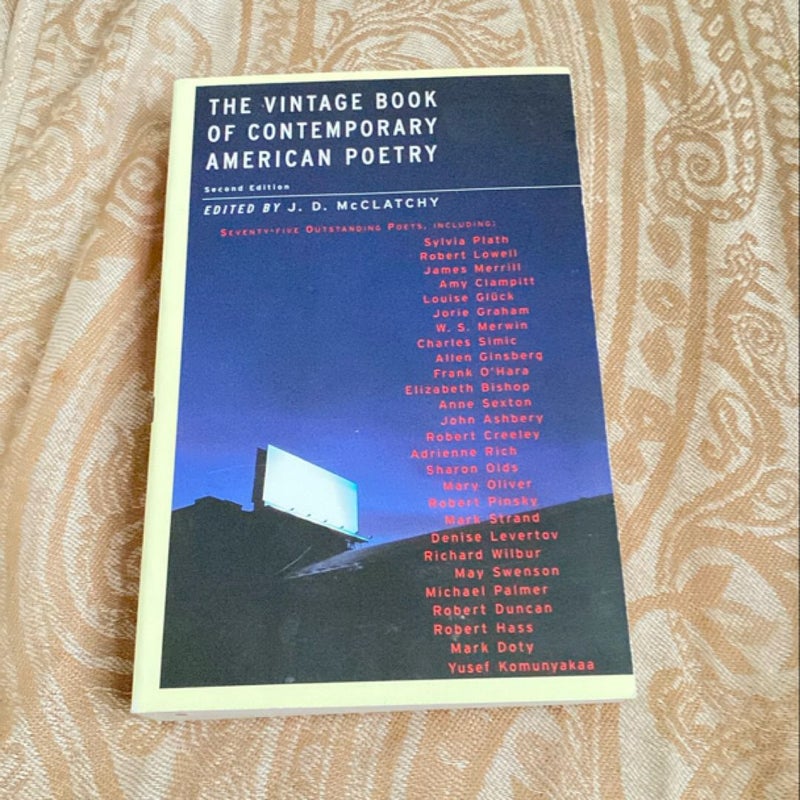 The Vintage Book of Contemporary American Poetry