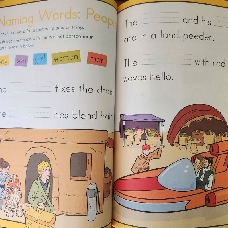 Star Wars Workbook: 1st Grade Reading