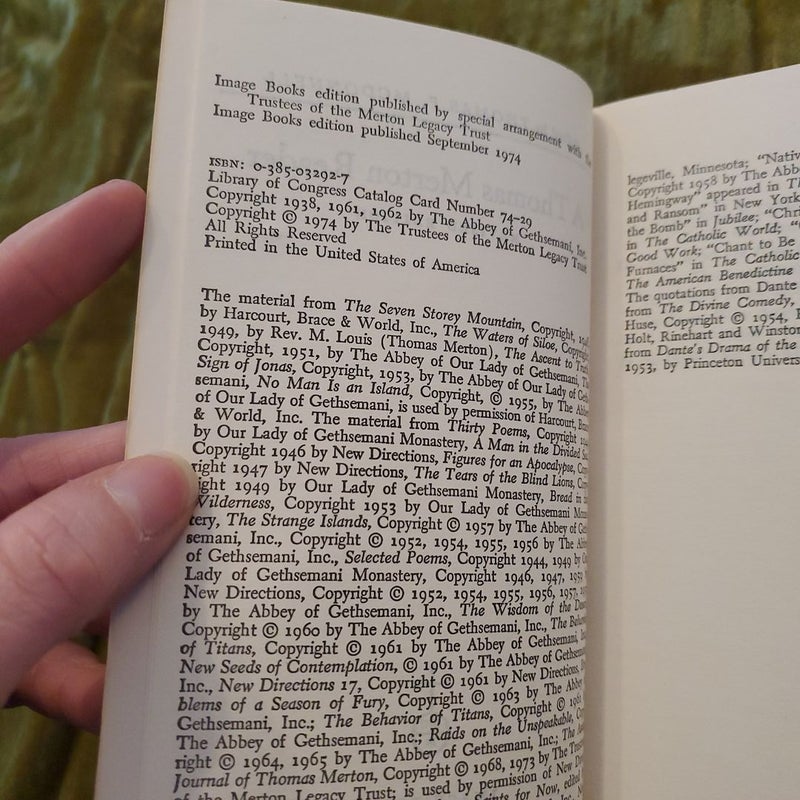 A Thomas Merton Reader