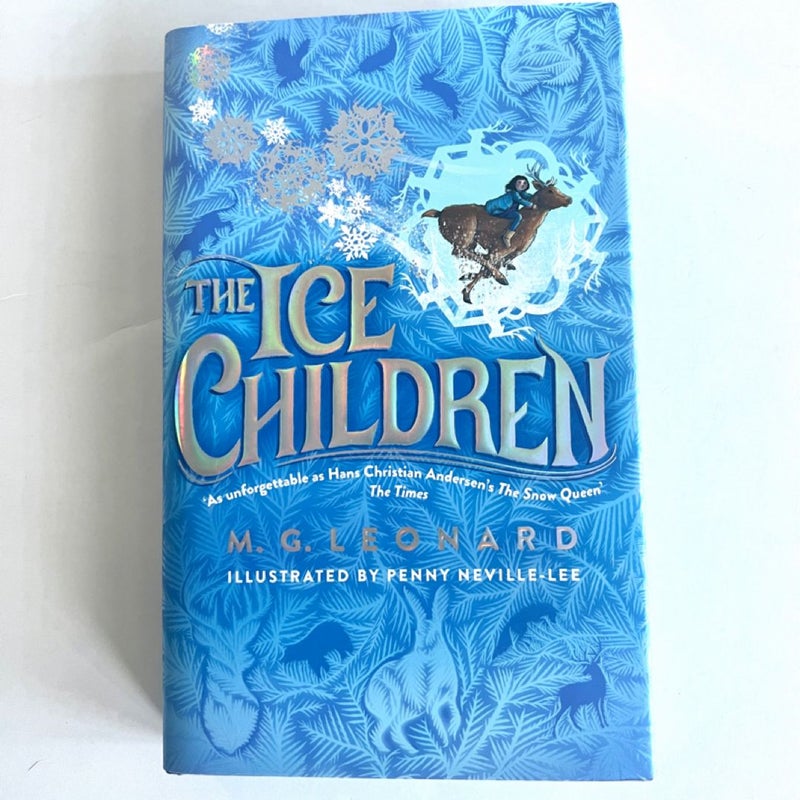 Waterstones Edition The Ice Children sprayed edges