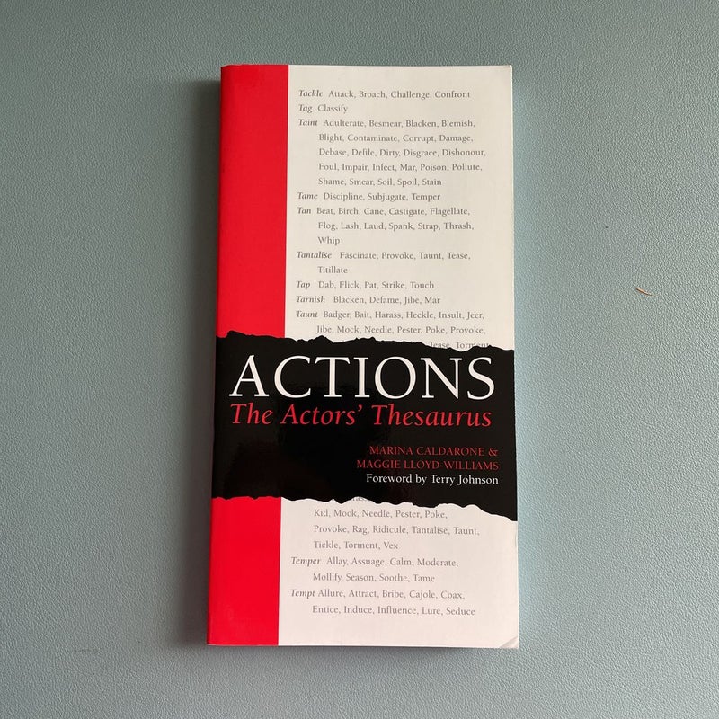 ACTIONS the Actors' Thesaurus