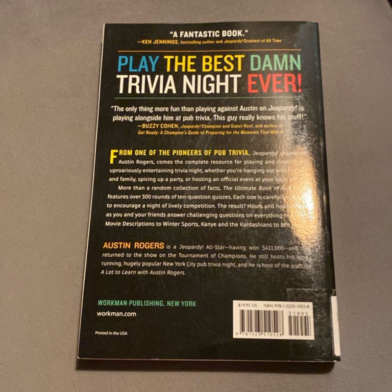 The Ultimate Book of Pub Trivia by the Smartest Guy in the Bar