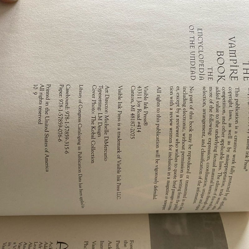 The Vampire Book