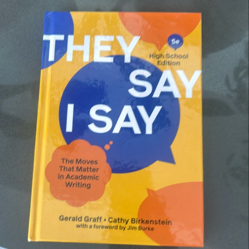 They Say / I Say