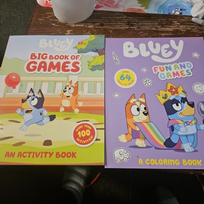 *BUNDLE* Bluey Acrivity Book & Coloring Book