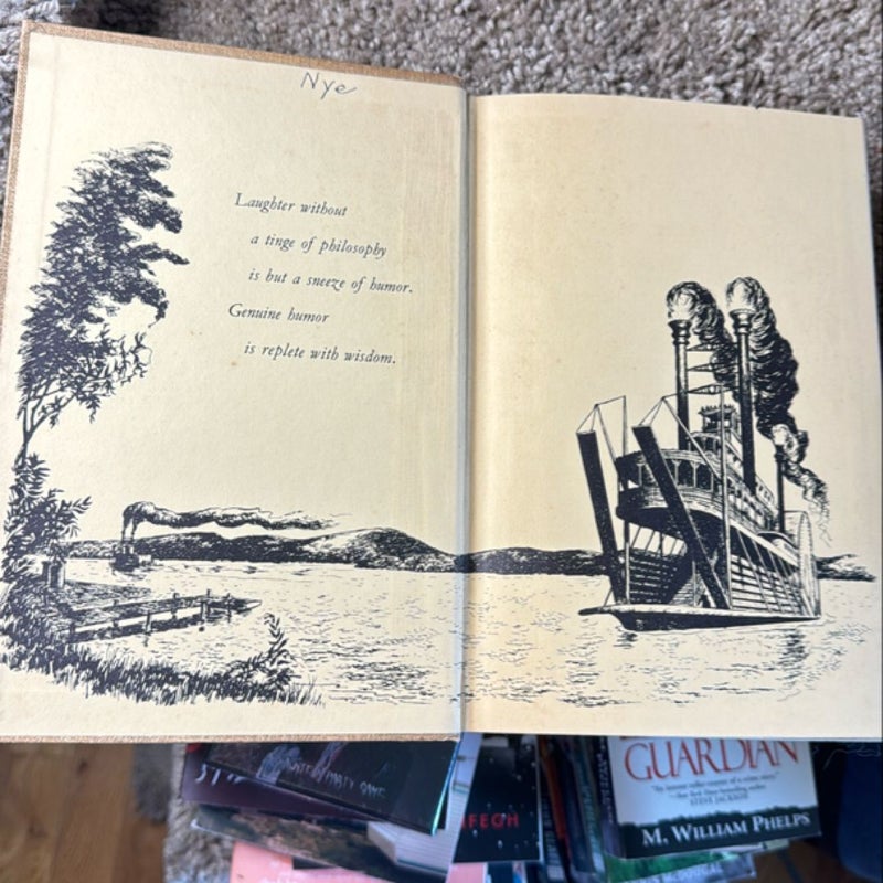 Tom Sawyer and Huckleberry Finn Hardcover Vintage Book