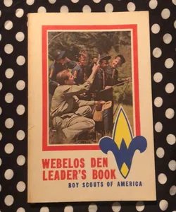 Webelos Den Leader's Book