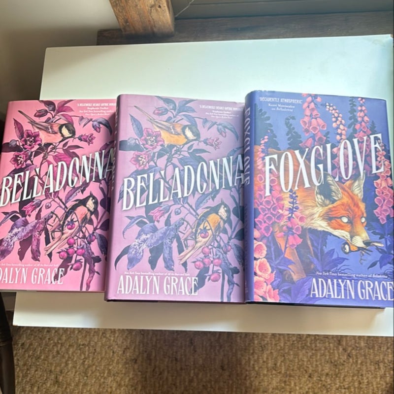 Belladonna and foxglove uk first editions and vault