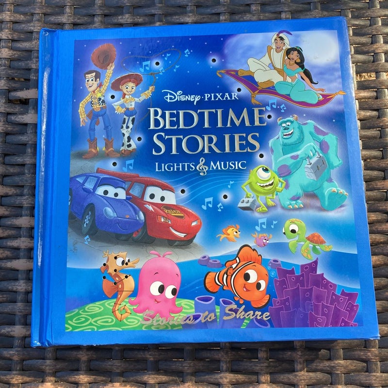 Disney Pixar Bedtime Stories Lights And Music Treasury By Publications International Ltd Staff 