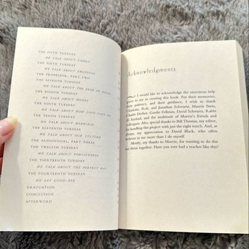 Tuesdays with Morrie