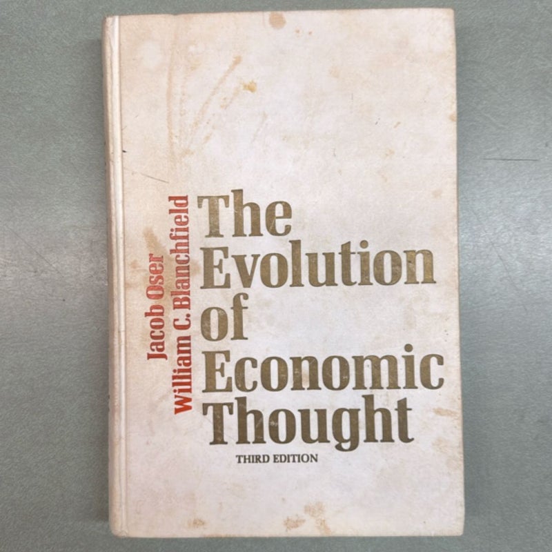 Evolution of Economic Thought