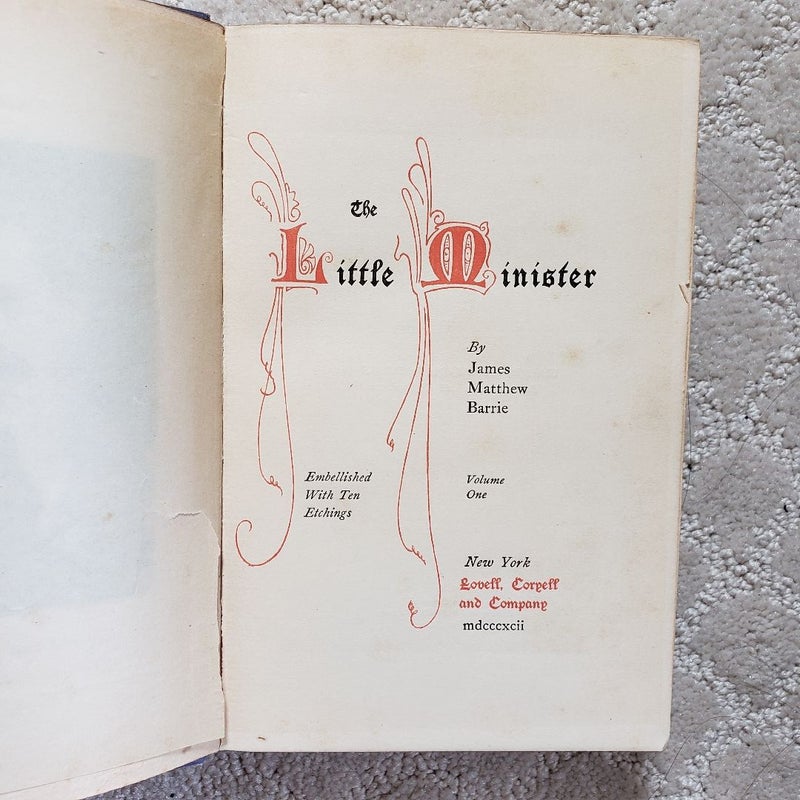 The Little Minister Volume 1 (1892)
