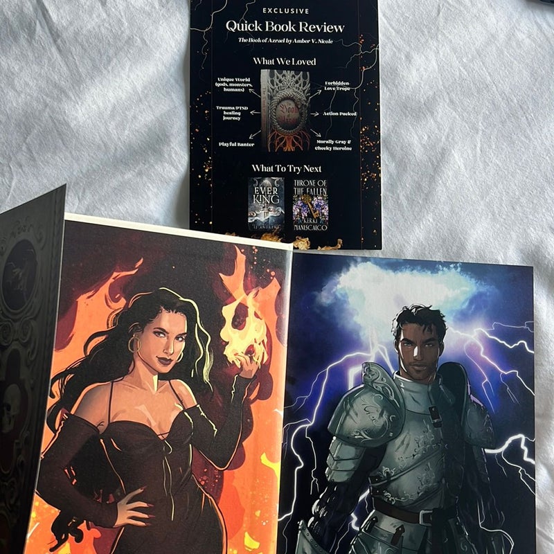 文学・小説 The Book of Azrael series Amber V Nicole Amazon.com: The Book of Azrael: Don't miss BookTok's new