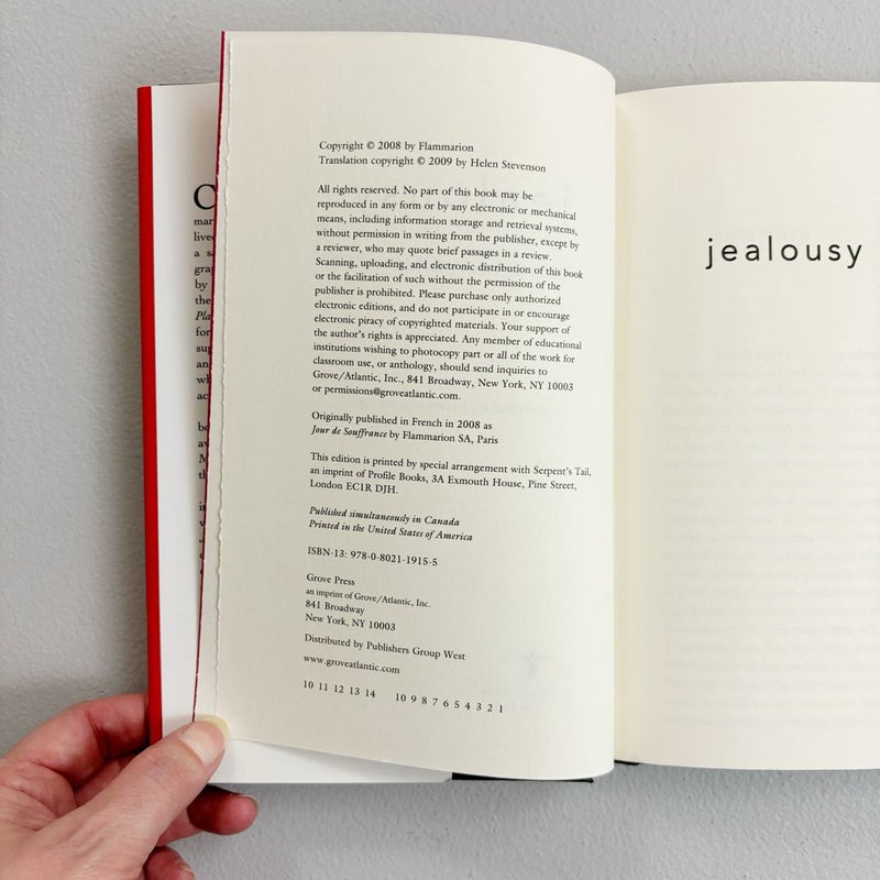 Jealousy {1st Edition}