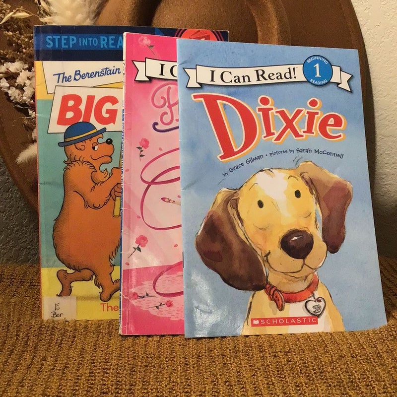 Bundle deal  Dixie, Big Bear and Pinkalicious all paper back 