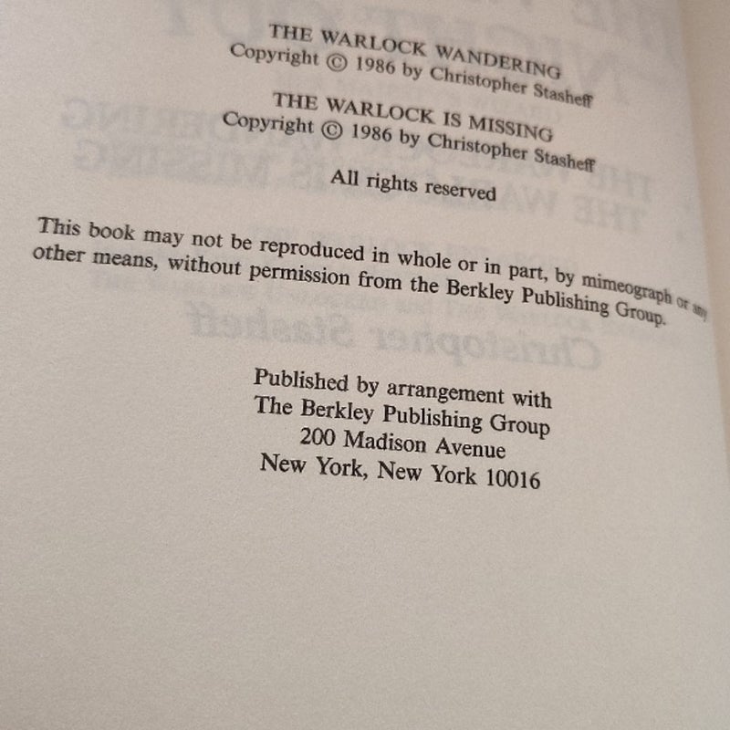 Warlock Omnibus Bundle by Christopher Stasheff – 2 HC Books! Magic, Sci-Fi & Adv