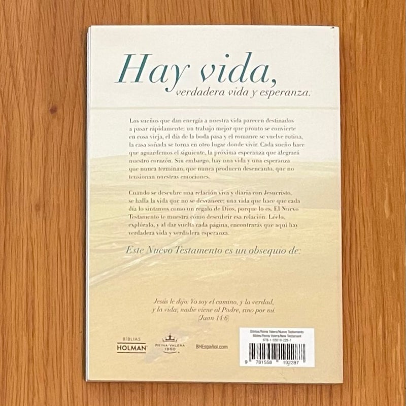 RVR 1960 Hay Vida en Jesús Nuevo Testamento, Mar Tapa Suave