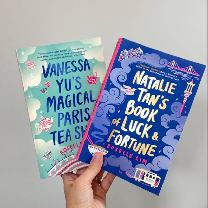 BUNDLE Natalie Tan's Book of Luck and Fortune AND Vanessa Yus Magical Paris Teashop